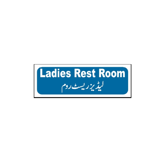 Picture of MTS-136 Ladies Rest Room Sign