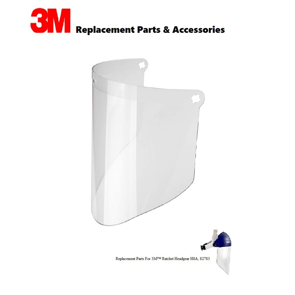 3M WP96 Polycarbonate Transparent Protective Face Shield Price in ...