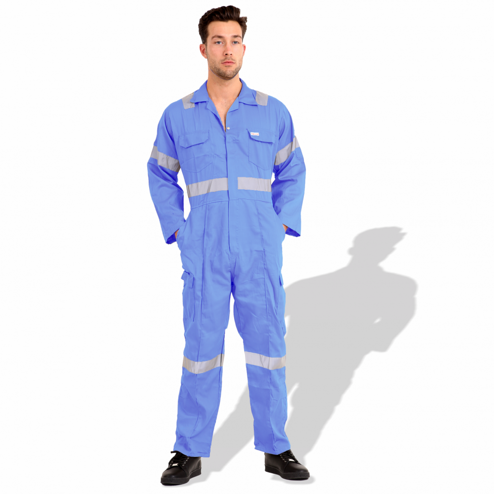 Buy Prime Captain R991 Twill Cotton Fabric 200 GSM Overall Safety ...
