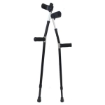 EBS11 Lightweight Comfortable Grip Elbow Walking Stick Crutches
