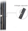 EBS11 Lightweight Comfortable Grip Elbow Walking Stick Crutches