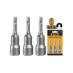 Ingco AMN0831 3 Pcs 50BV30 Nut Driver Magnetic Impact Socket Set