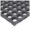 Rubber Black Anti Static, Oil Resistance & Non Slip Rectangular Industrial Floor Mat