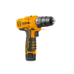 Ingco CDLI12325 Lithium-Ion Cordless 12V Battery Rechargeable Powerful Impact Drill