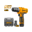 Ingco CDLI12325 Lithium-Ion Cordless 12V Battery Rechargeable Powerful Impact Drill