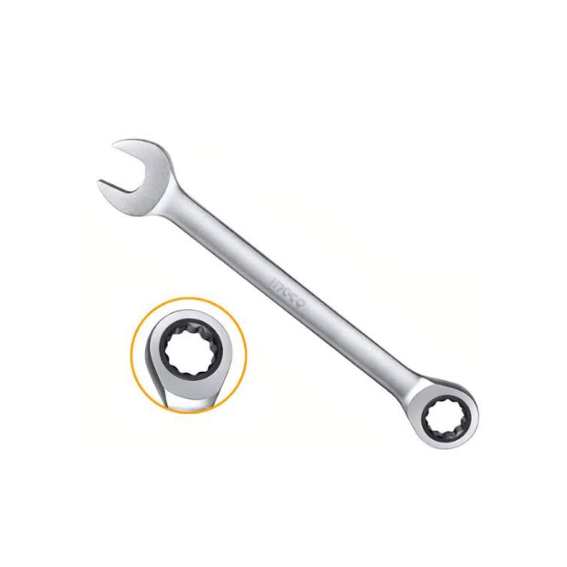 Ingco HCSPAR131 13mm Cr-V Chromium Vanadium Steel Ratchet Spanner Hand Tool