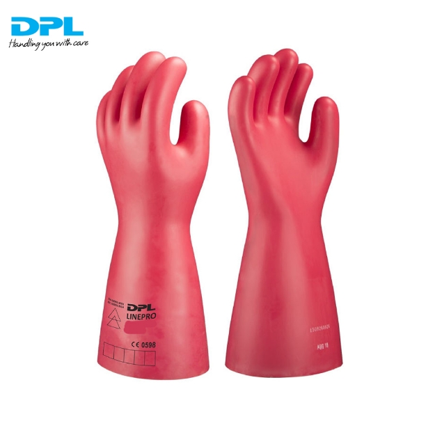 DPL Linepro 7500 Volts 7.5 kV Electrical Insulated Class 1 Rubber Gloves