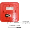 Global Fire Conventional Fire Alarm Sounder With High Intensity LED Flasher