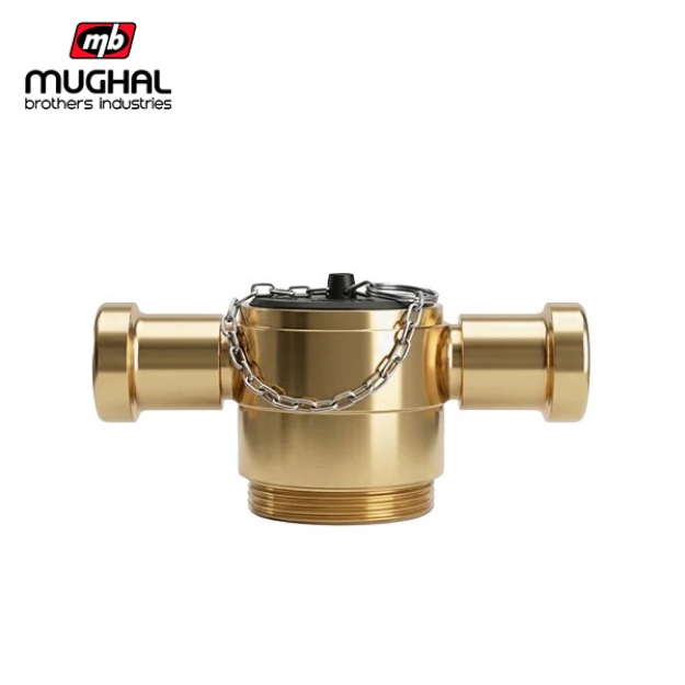 2.5 inch Brass Male Fire Hose Adapter for Firefighting Systems
