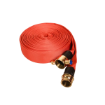 2.5 INCH WHITE FIRE HOSE PIPE WITH BRASS COUPLING 30 METER FIREFIGHTING HOSE