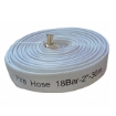 2 Inch White Fire Hose Pipe with Brass Coupling 30 Meter Firefighting Hose