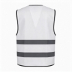 Reflective 120GSM Polyester White Safety Vest