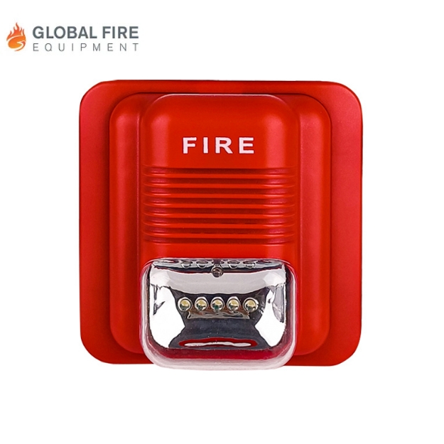 Global Fire Conventional Fire Alarm Sounder With High Intensity LED Flasher