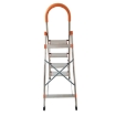 Heavy Duty Stainless Steel Folding Step Household Ladder 