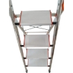 Heavy Duty Stainless Steel Folding Step Household Ladder 