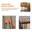 Heavy Duty Orange PP Rebar Safety Cap Construction Site Reinforcement Bar Protective Cap for Exposed Steel Rods