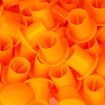 Heavy Duty Orange PP Rebar Safety Cap Construction Site Reinforcement Bar Protective Cap for Exposed Steel Rods