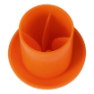 Heavy Duty Orange PP Rebar Safety Cap Construction Site Reinforcement Bar Protective Cap for Exposed Steel Rods