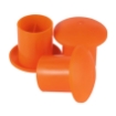 Heavy Duty Orange PP Rebar Safety Cap Construction Site Reinforcement Bar Protective Cap for Exposed Steel Rods