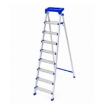 Light weight MG Aluminum Fiber Top Step Ladder with Platform Anti Slip Folding A Type Household Ladder