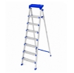 Light weight MG Aluminum Fiber Top Step Ladder with Platform Anti Slip Folding A Type Household Ladder