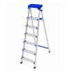 Light weight MG Aluminum Fiber Top Step Ladder with Platform Anti Slip Folding A Type Household Ladder