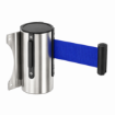 CCB01 Black Wall Mounted Retractable Crowd Control Barrier Belt